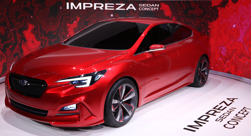 Illustration for article titled The Subaru Impreza Sedan Will Never Look Like This Concept (But It's The Future Anyway)